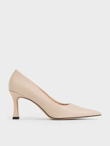 Charles & Keith - Escarpins à bout pointu et talon évasé - Charles & Keith - Modalova