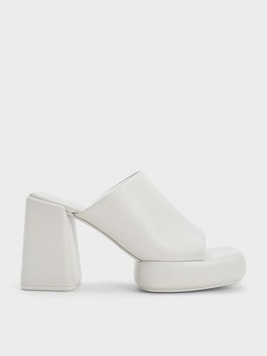 Charles & Keith - Mules à talon carré et plateforme Lucile - Charles & Keith - Modalova