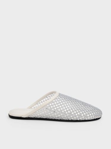 Mules Plates en Maille et Cristaux Maggie - Charles & Keith - Modalova