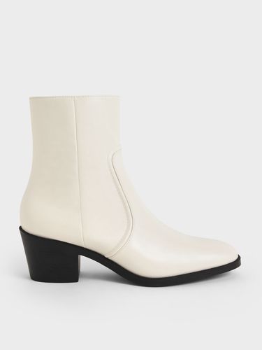 Charles & Keith - Bottines à talon incliné - Charles & Keith - Modalova