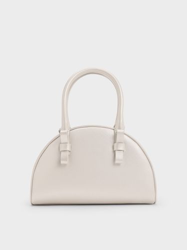 Charles & Keith - Sac bowling demi-lune en satin - Charles & Keith - Modalova