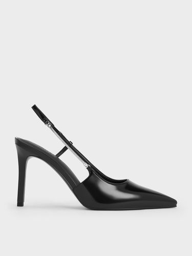 Charles & Keith - Escarpins à bride arrière à bout pointu et bride en chaîne - Charles & Keith - Modalova
