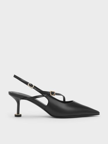 Charles & Keith - Escarpins à bride arrière avec boucle et talon sculpté - Charles & Keith - Modalova