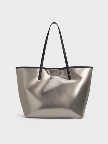 Charles & Keith - Sac cabas réversible métallique Sianna - Charles & Keith - Modalova