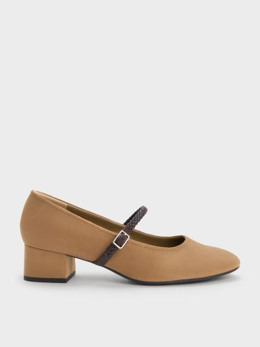 Escarpins Mary Jane en suédine synthétique Franca - Charles & Keith - Modalova