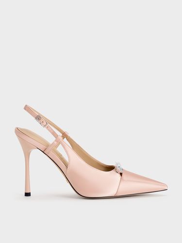 Charles & Keith - Escarpins en polyester recyclé à noeud avec bride arrière - Charles & Keith - Modalova