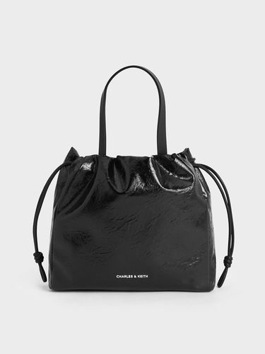 Charles & Keith - Mini-sac cabas froissé à cordon de serrage Bethel - Charles & Keith - Modalova