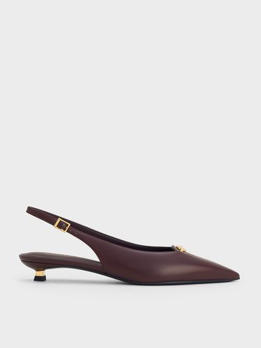 Charles & Keith - Escarpins à talon de chaton et détail métallique - Charles & Keith - Modalova