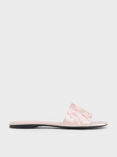 Charles & Keith - Claquettes en satin à noeud - Charles & Keith - Modalova