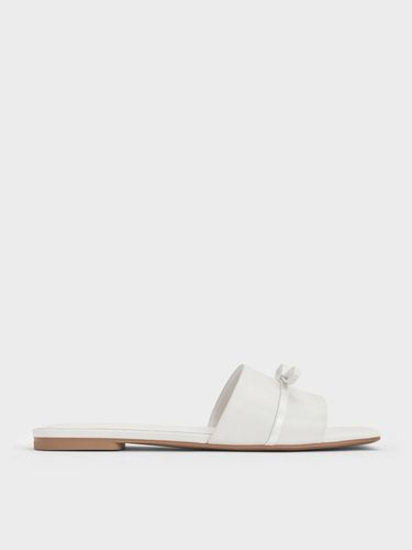 Charles & Keith - Claquettes ornées d'un nœud - Charles & Keith - Modalova