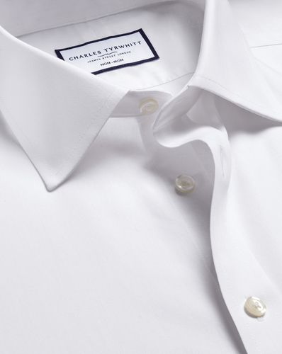 Chemise En Popeline À Col Classique Sans Repassage - par - Charles Tyrwhitt - Modalova