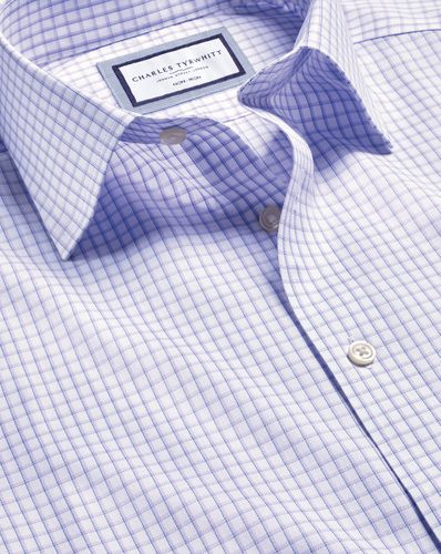 Chemise À Carreaux Bicolore Sans Repassage - Foncé par - Charles Tyrwhitt - Modalova