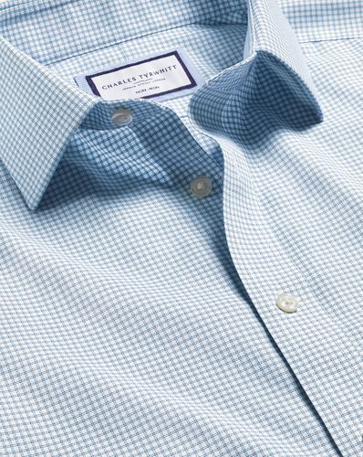 Chemise À Carreaux Royal Oxford Sans Repassage - par - Charles Tyrwhitt - Modalova