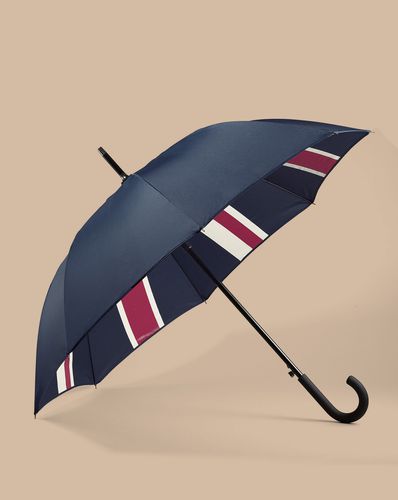 Union Jack Classic Umbrella - Petrol & Red by - Charles Tyrwhitt - Modalova