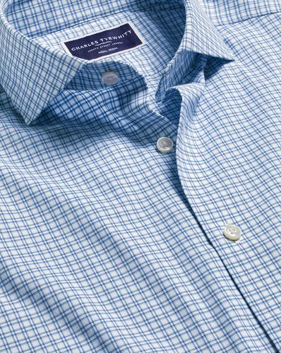 Chemise À Carreaux De Grille Performance Sans Repassage - Océan par - Charles Tyrwhitt - Modalova