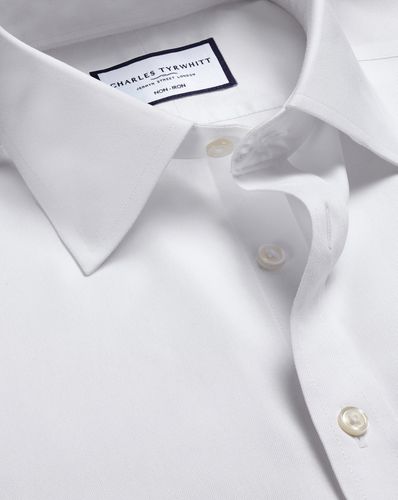 Chemise Col Classique Sérge Sans Repassage - par - Charles Tyrwhitt - Modalova