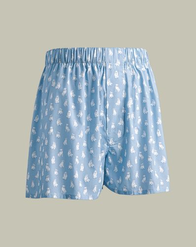 Boxer Tissé À Imprimé Chien - par - Charles Tyrwhitt - Modalova