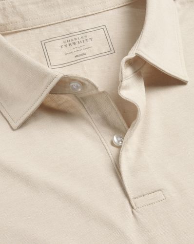 Polo En Coton Fil-À-Fil - Craie en par - Charles Tyrwhitt - Modalova