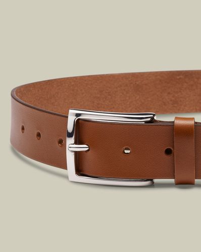 Ceinture Chino En Cuir - par - Charles Tyrwhitt - Modalova