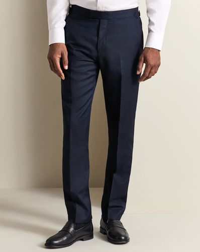 Pantalon De Costume De Luxe Italien À Pattes De Serrage – Bleu Foncé en par - Charles Tyrwhitt - Modalova