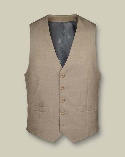 Gilet Ultimate Performance En Tissu Peau De Requin – Taupe en par - Charles Tyrwhitt - Modalova