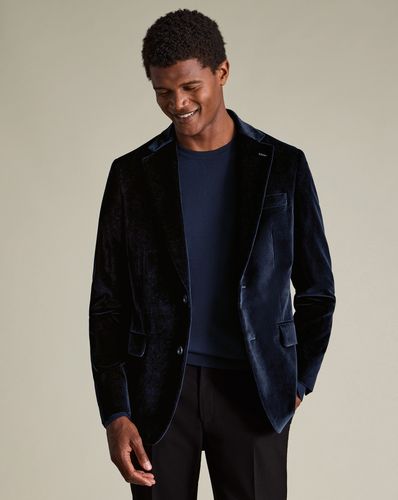 Veste Italienne En Velours - par - Charles Tyrwhitt - Modalova