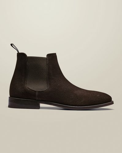 Bottes Chelsea En Daim - Chocolat en par - Charles Tyrwhitt - Modalova