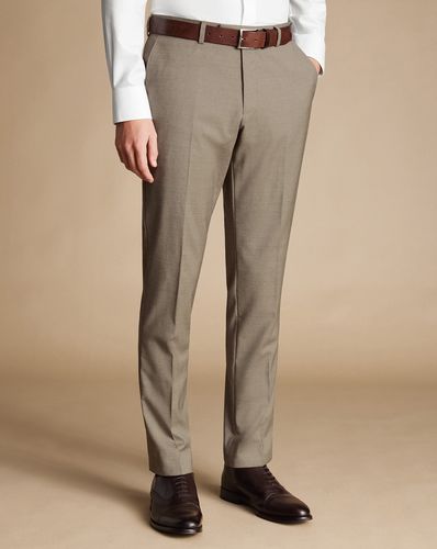 Pantalon De Costume Italien - Moka en par - Charles Tyrwhitt - Modalova