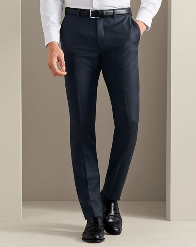 Pantalon De Costume Italien De Luxe À Tissage Œil De Perdrix - par - Charles Tyrwhitt - Modalova