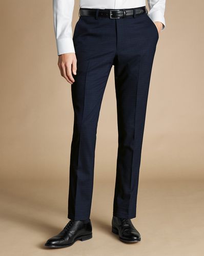 Pantalon De Costume À Micro Carreaux - par - Charles Tyrwhitt - Modalova