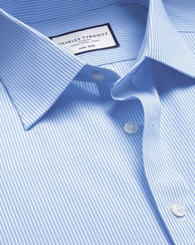 Chemise À Rayures Bengale Et Col Classique Sans Repassage - par - Charles Tyrwhitt - Modalova