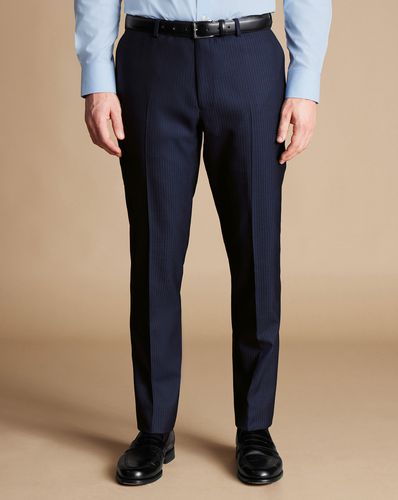 Pantalon De Costume À Rayures - par - Charles Tyrwhitt - Modalova