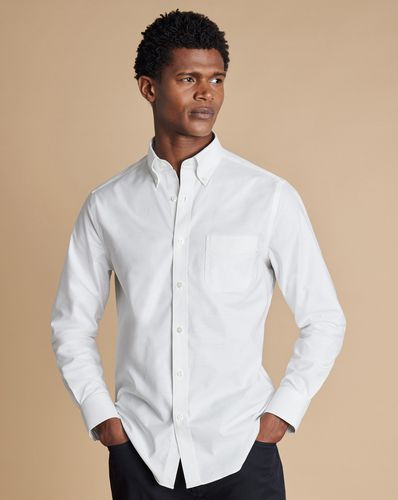 Chemise Extensible Oxford À Sans Repassage - par - Charles Tyrwhitt - Modalova