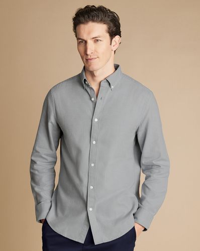 Chemise En Flanelle Dobby - par - Charles Tyrwhitt - Modalova