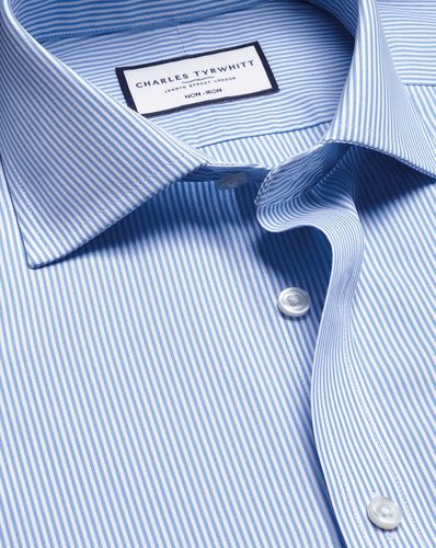 Chemise À Rayures Bengale Et Col Cutaway Sans Repassage - par - Charles Tyrwhitt - Modalova