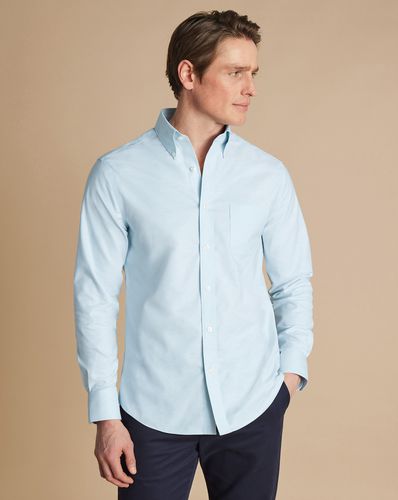 Chemise Extensible Oxford À Sans Repassage - par - Charles Tyrwhitt - Modalova