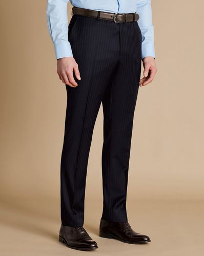 Pantalon De Costume À Rayures - Marine De France par - Charles Tyrwhitt - Modalova