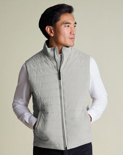 Gilet Matelassé Léger - Argent par - Charles Tyrwhitt - Modalova
