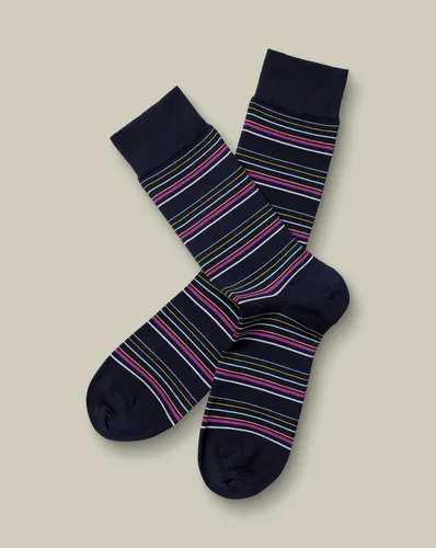 Chaussettes À Rayures Multicolores - par - Charles Tyrwhitt - Modalova