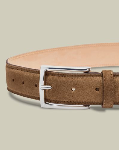 Ceinture En Daim - Tabac par - Charles Tyrwhitt - Modalova