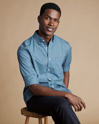 Chemise À Motif Floral Et Col Boutonné Sans Repassage - Moyen par - Charles Tyrwhitt - Modalova