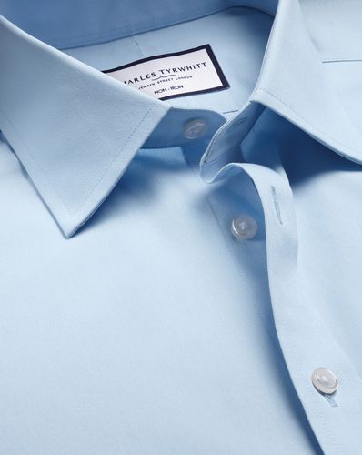 Chemise En Popeline À Col Classique Sans Repassage - par - Charles Tyrwhitt - Modalova