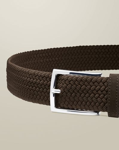 Ceinture Extensible Décontractée - Chocolat en par - Charles Tyrwhitt - Modalova