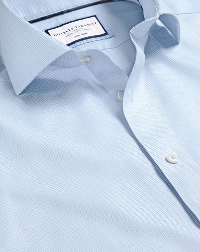 Chemise En Tissage Clifton À Col Italien Sans Repassage - par - Charles Tyrwhitt - Modalova