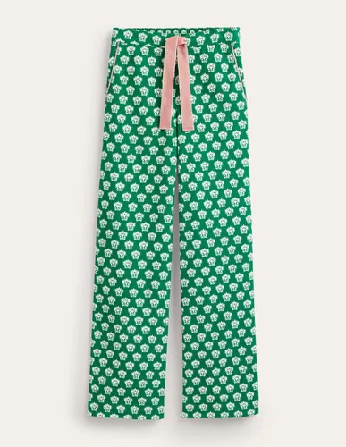 Bas de pyjama en coton brossé - Boden - Modalova