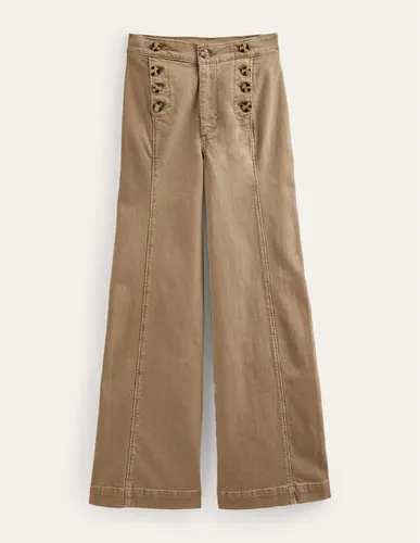 Pantalon de marin large Femme Boden - Boden - Modalova