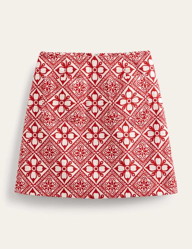 Mini-jupe trapèze texturée - Boden - Modalova