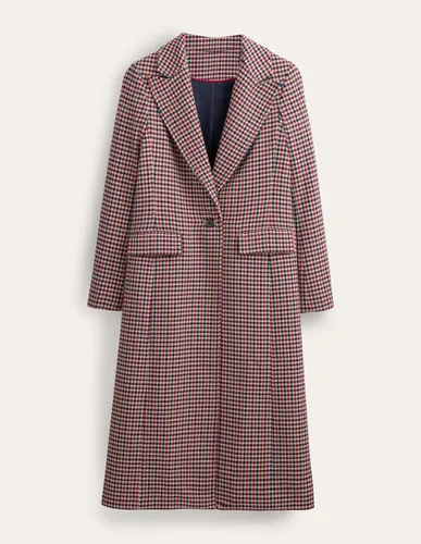 Manteau long chic à carreaux - Boden - Modalova