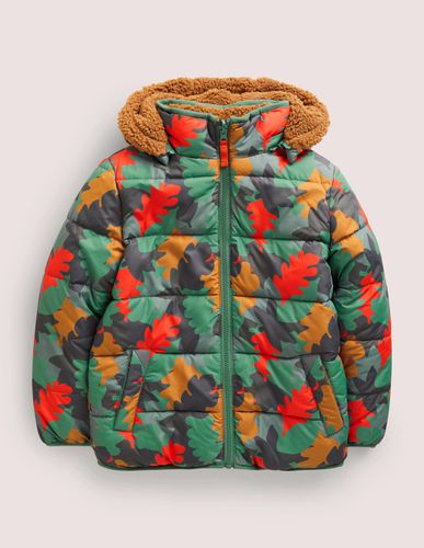 Autumn Leaf Reversible Teddy Puffer Jacket Garçon - Boden - Modalova