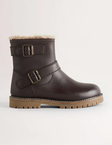 Bottines biker en cuir Garçon - Boden - Modalova